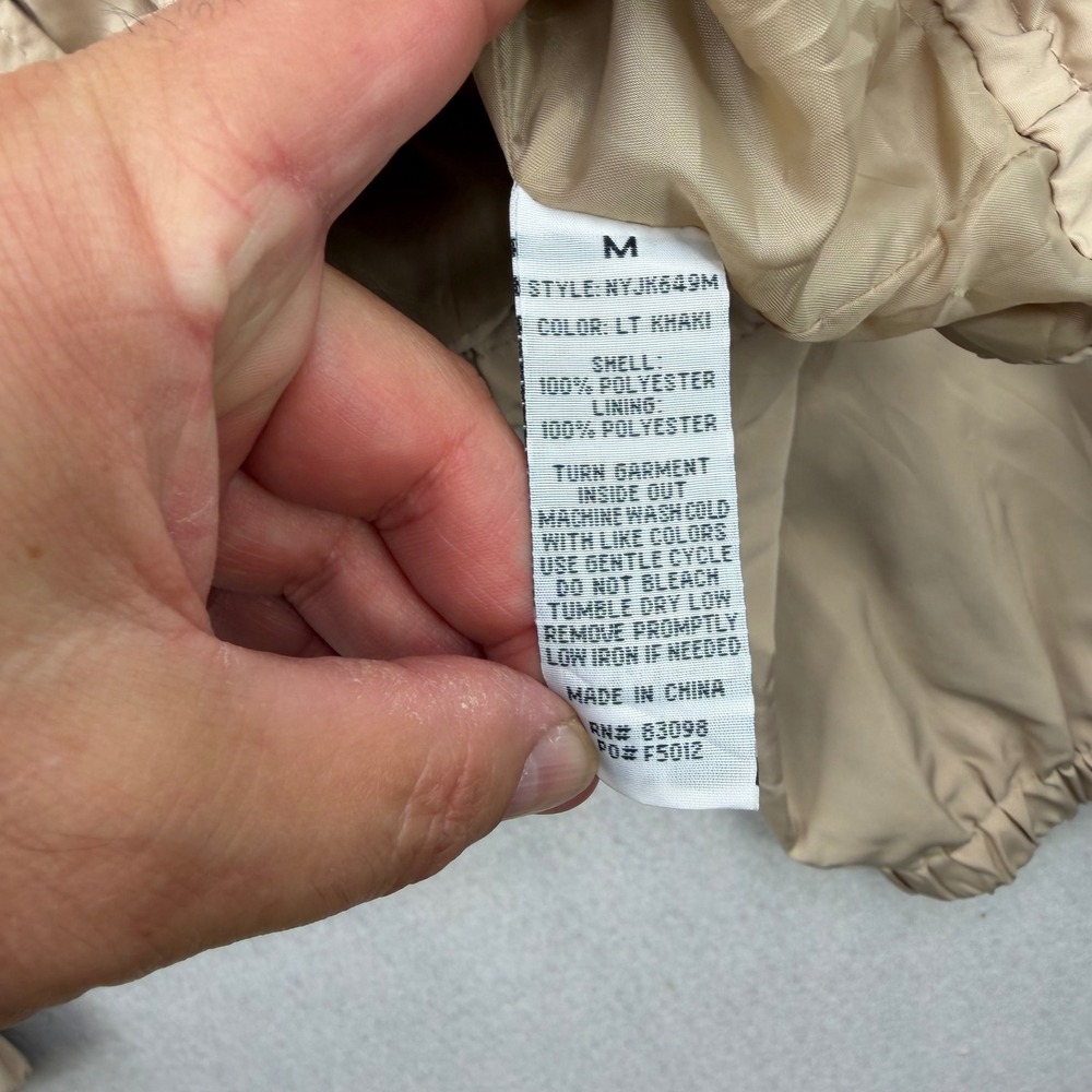 Cavalini Original Womens Khaki Utility Bomber Jacket NYJK649M Tan Sz M - Picture 5 of 7